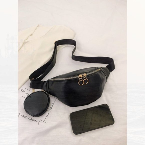 New Pack With Coin Purse Black 145 - Picture 3 of 4